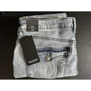 True Religion Jeans Halle Super Skinny Womens 32 High-Rise Light Breezy Wash NWT